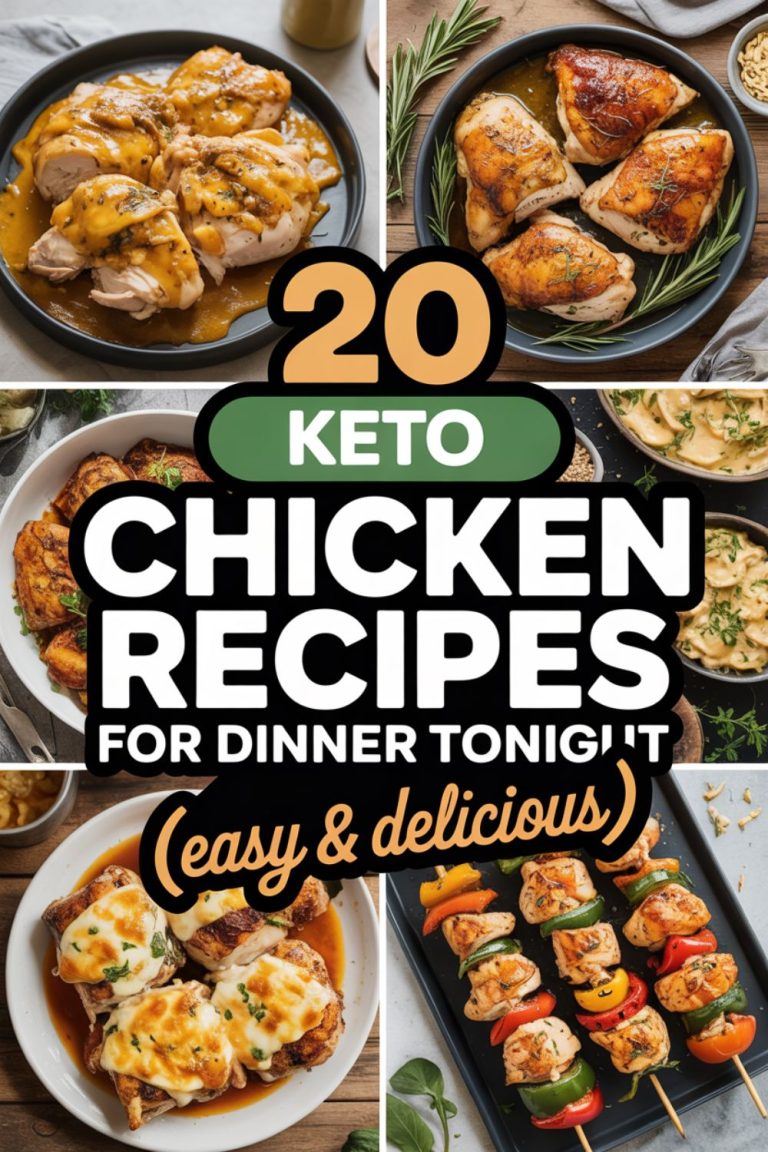20 Keto Chicken Recipes for Dinner Tonight