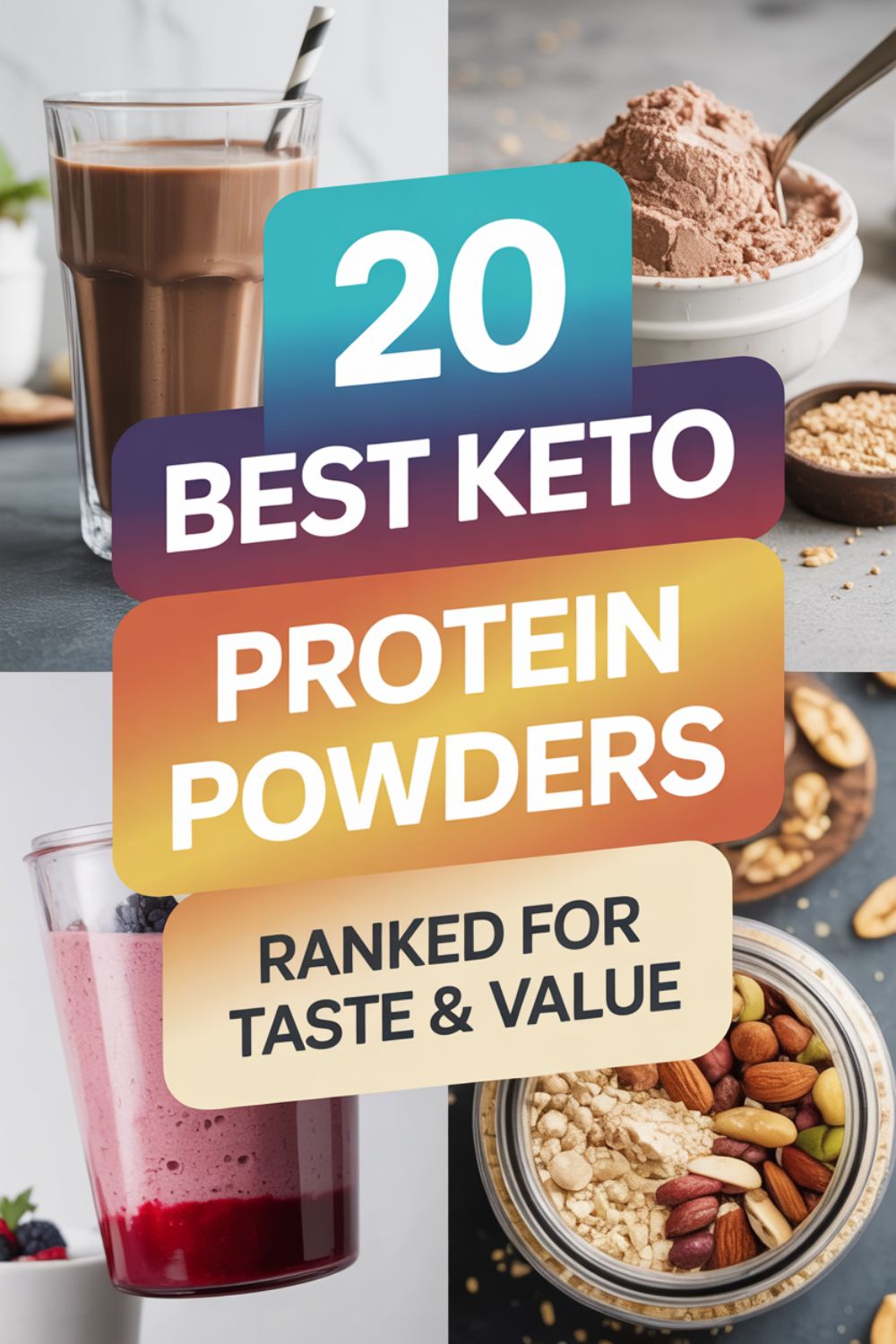 20 Best Keto Protein Powders Ranked for Taste Value