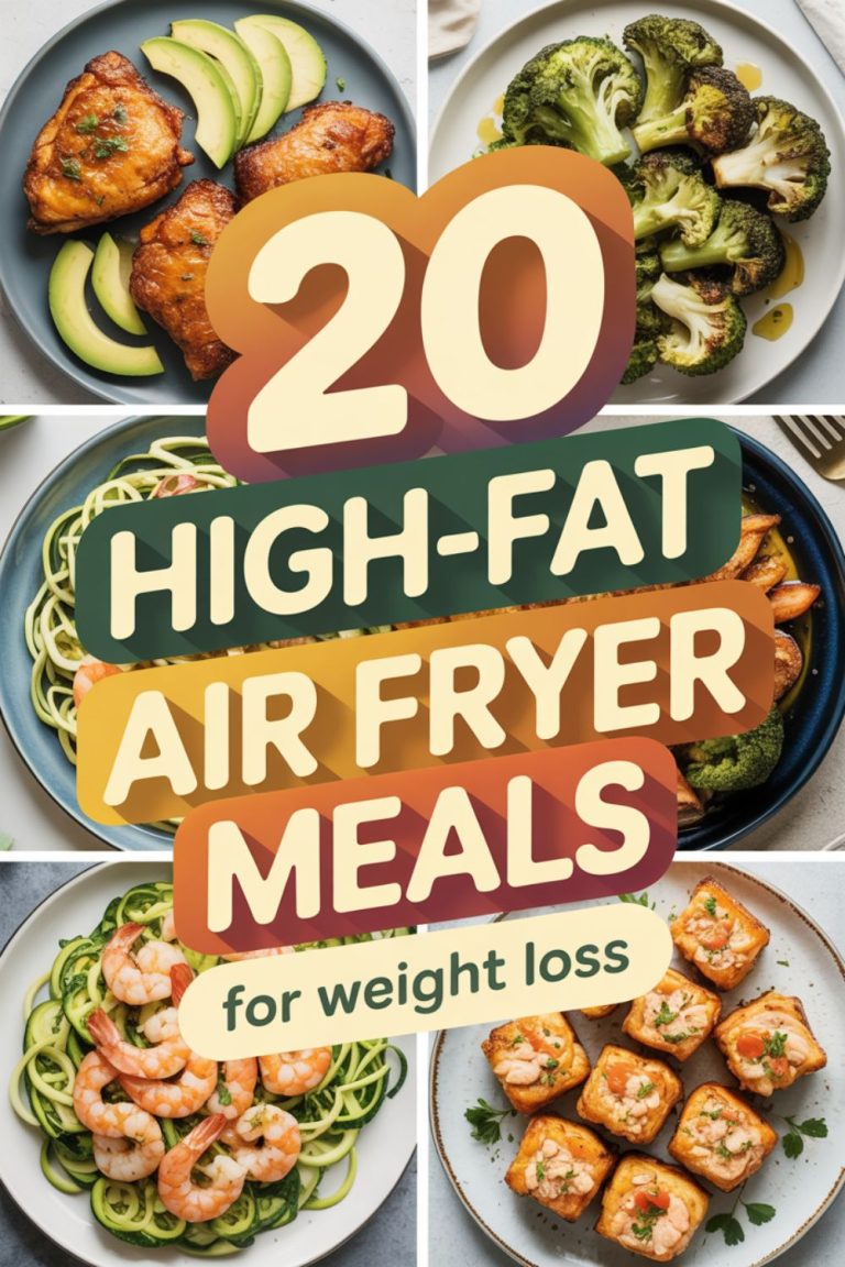 20 High-Fat Air Fryer Meals for Weight Loss