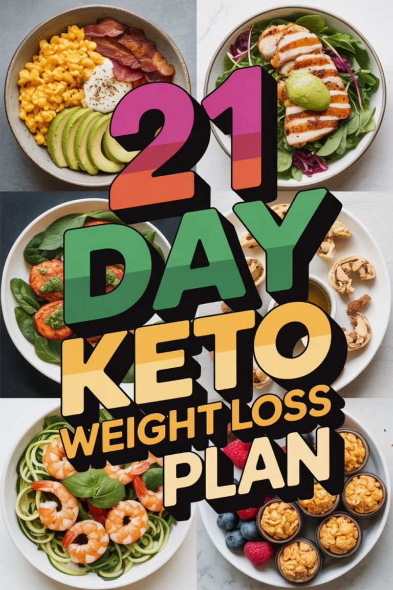 21-Day Keto Weight Loss Plan (Printable Tracker)