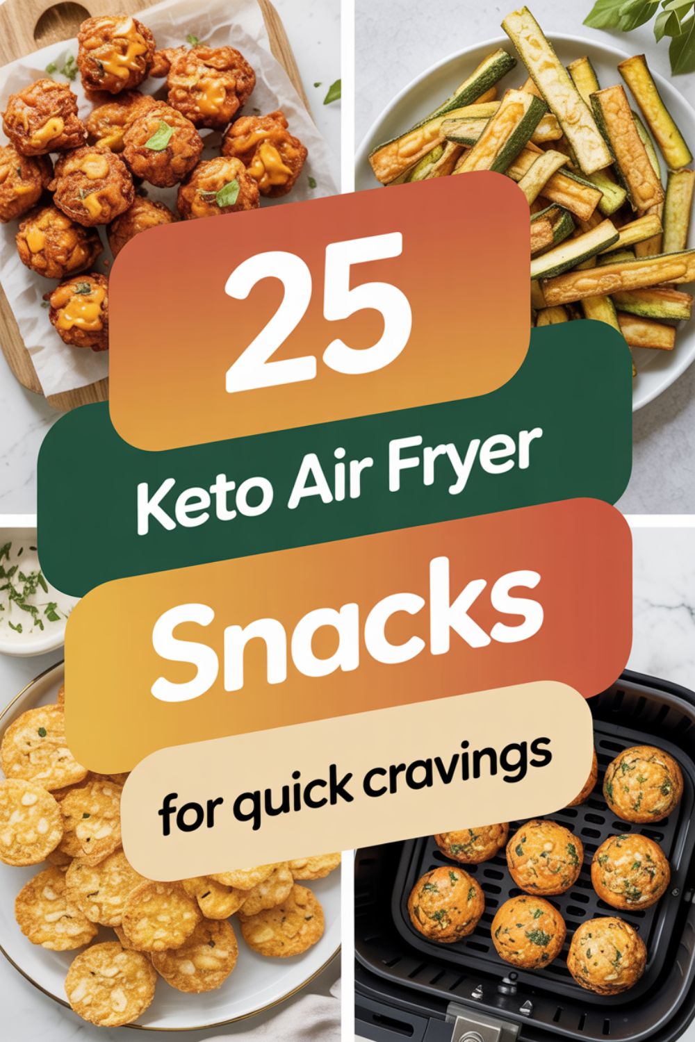 25 Keto Air Fryer Snacks for Quick Cravings