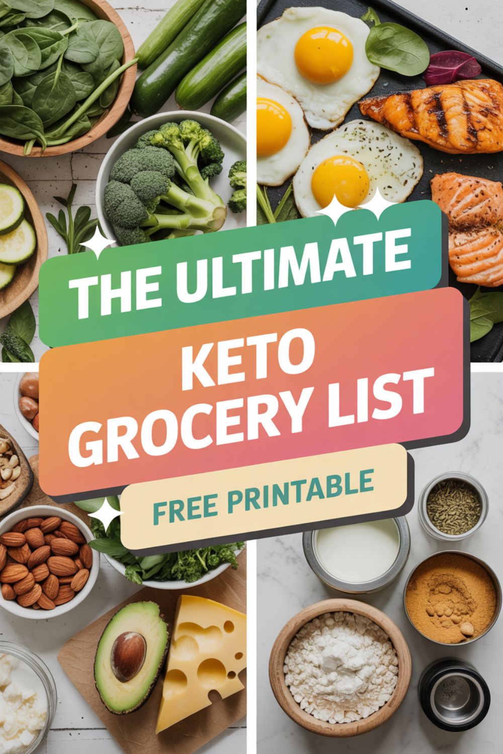 The Ultimate Keto Grocery List Free Printable